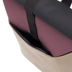 Hajo Mini Lotus Rolltop - Rucksack 16'' 42 cm (eggplant/nude)