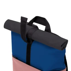 Hajo Mini Lotus Rolltop - Rucksack 16'' 42 cm (royal blue - dark rose)