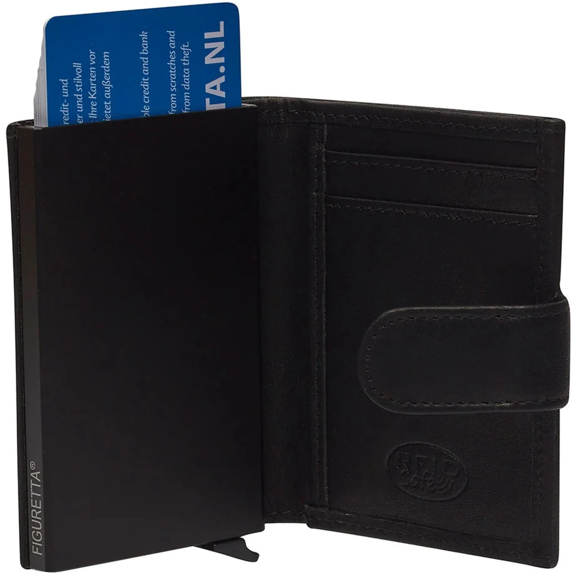 Hannover - Kreditkartenetui 6cc 10 cm RFID (black)