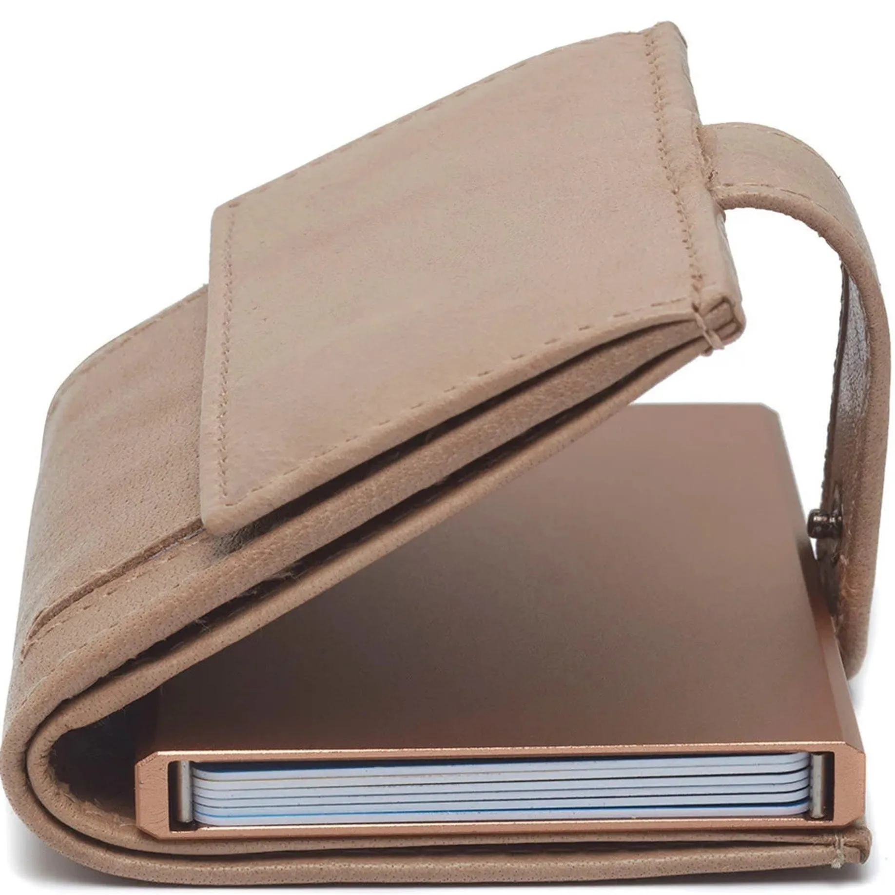 Hannover - Kreditkartenetui 6cc 10 cm RFID (off white)
