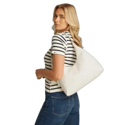 Hardware Strap Hobo - Schultertasche 36 cm (chalk)