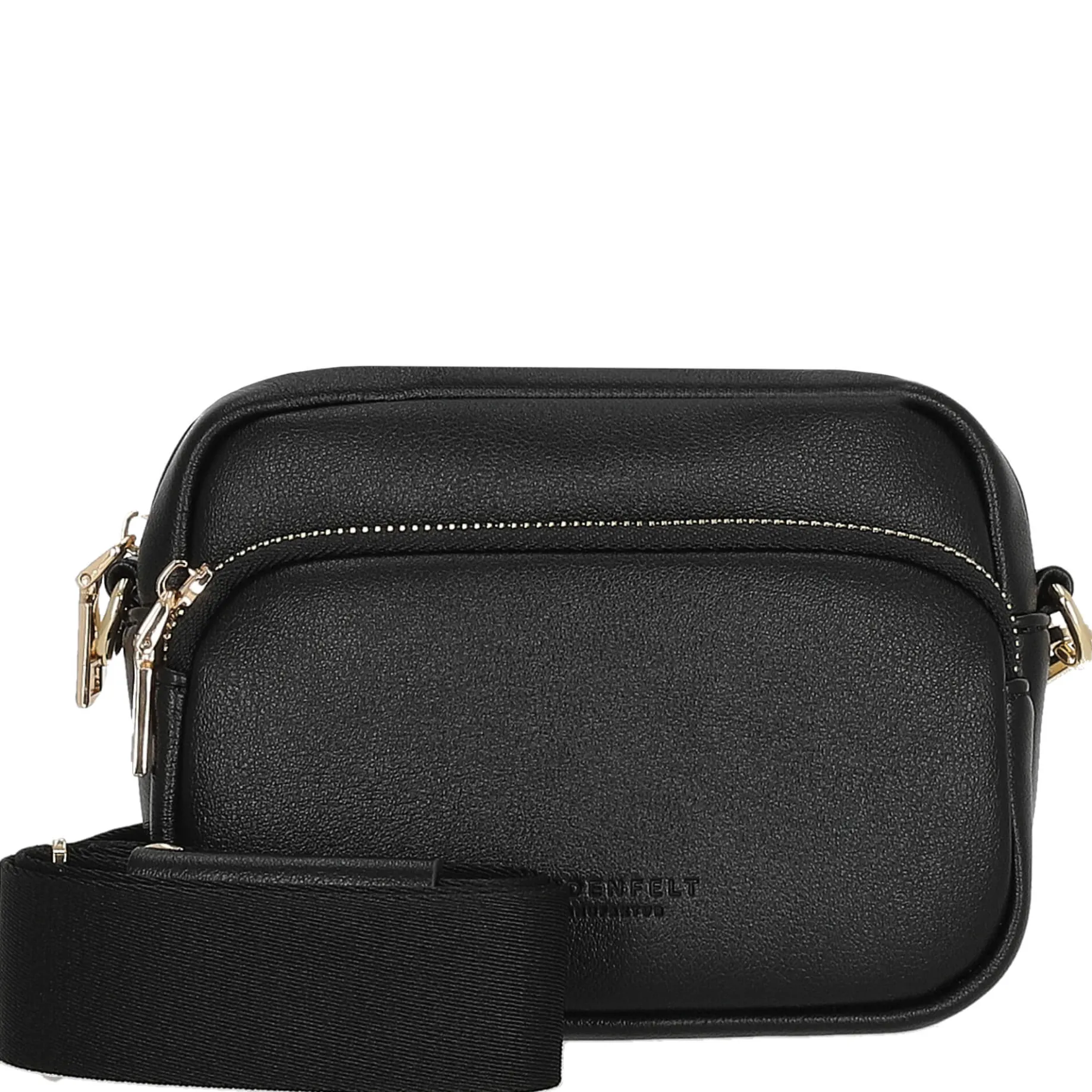 Heby - Schultertasche 18 cm (black/gold)
