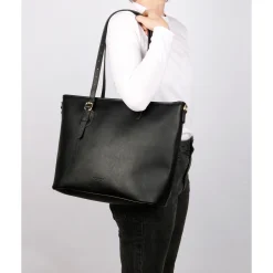 Heby - Shopper 43 cm (black/gold)