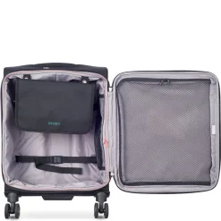 Helium Dlx 2.0 Slim Line - 4-Rollen-Kabinentrolley 55 cm (schwarz)