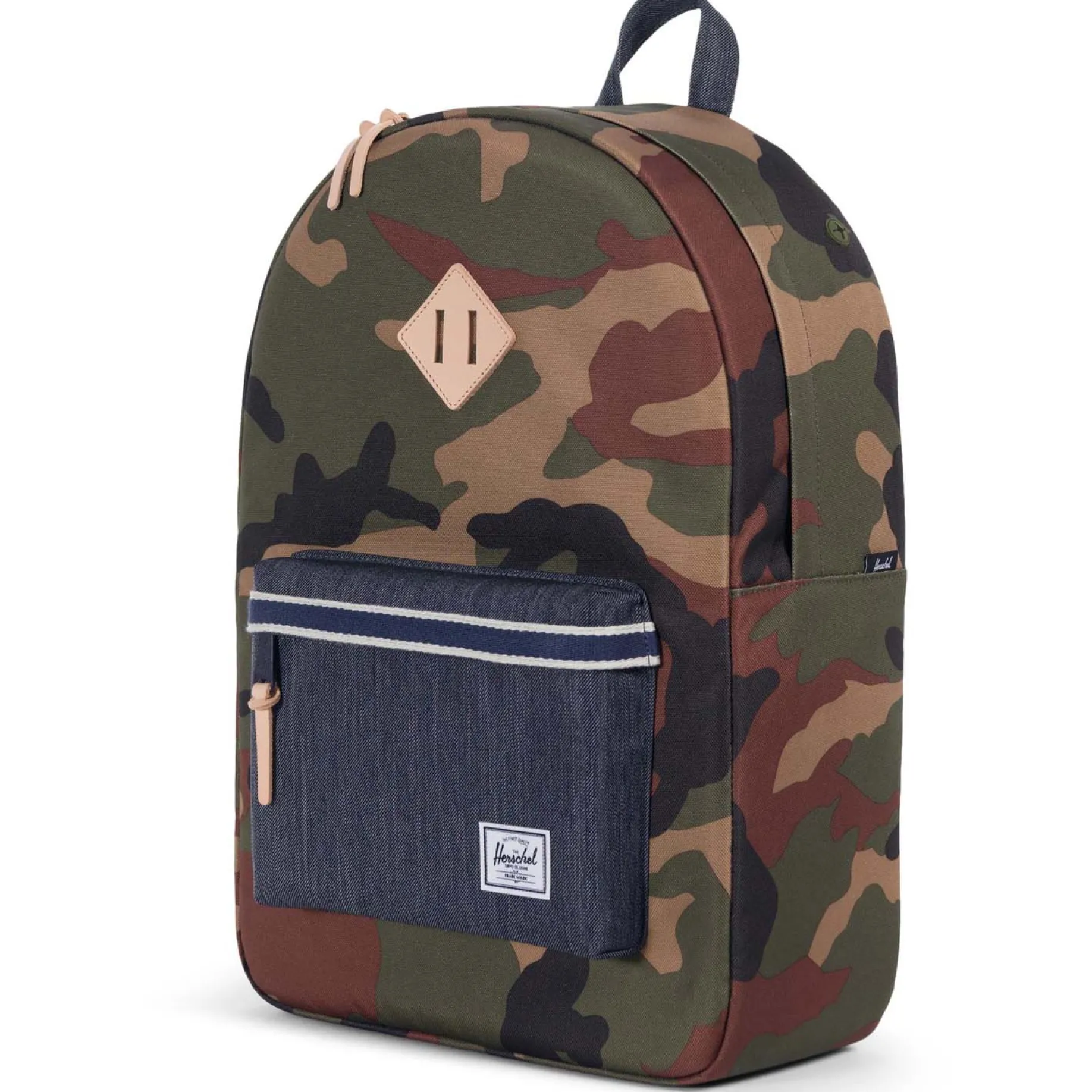 Heritage 21 - Rucksack 45 cm (woodland camo dark denim)
