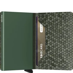 Hexagon Slimwallet - Geldbörse 6cc 10.2 cm RFID (green)