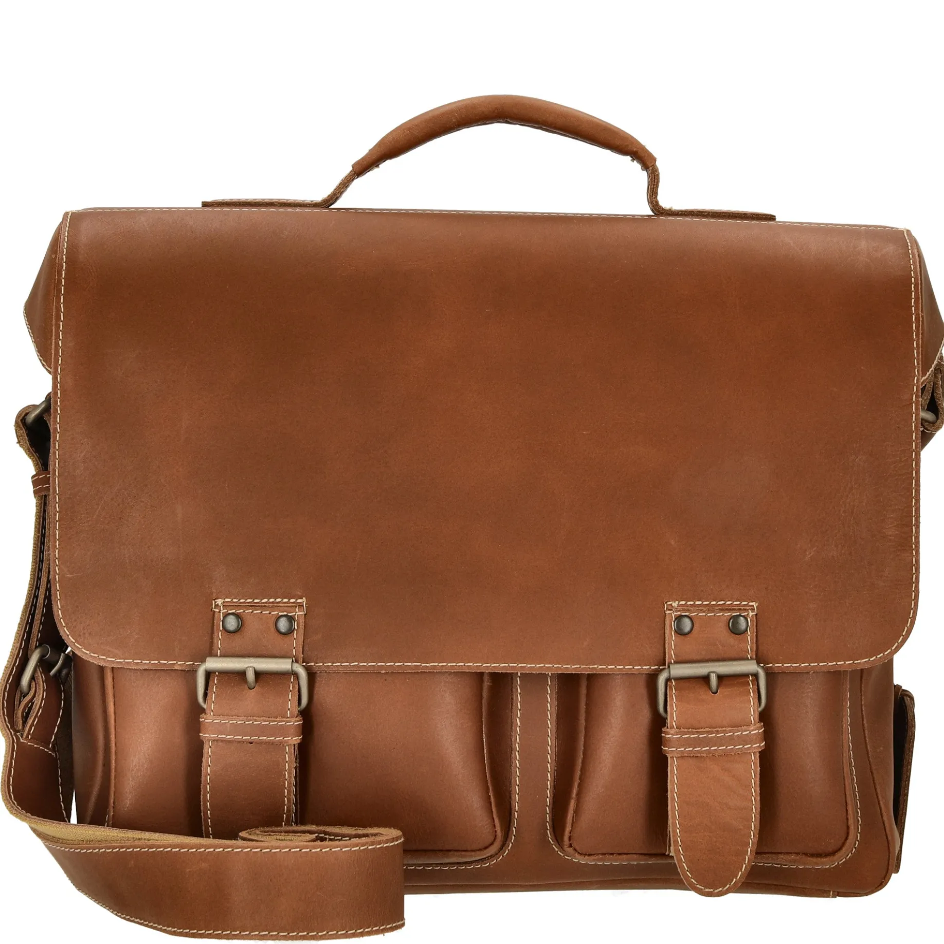Hunter Finn - Aktentasche 14" (vintage tan)