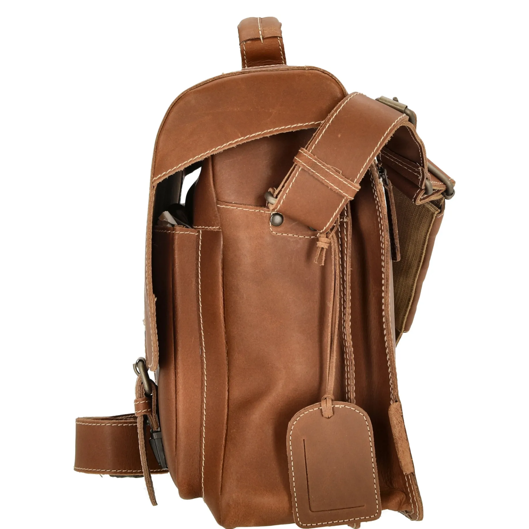 Hunter Finn - Aktentasche 14" (vintage tan)