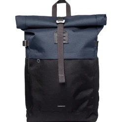 Icon Rolltop - Rucksack M 14" 60 cm (multi black/ navy with black leather)