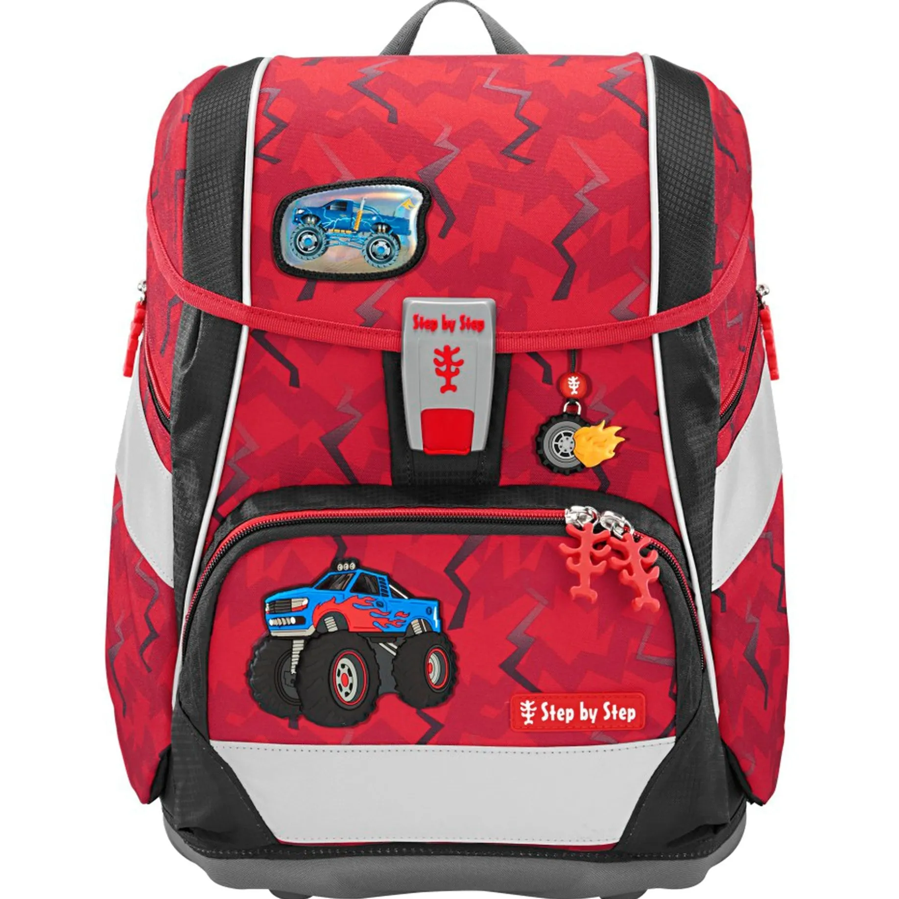2in1 Plus - Schulranzen Set 6tlg. (Monster Truck Rocky)