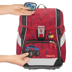2in1 Plus - Schulranzen Set 6tlg. (Monster Truck Rocky)