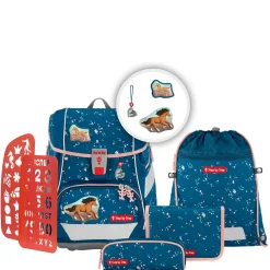 2in1 Plus - Schulranzen Set 6tlg. (Wild Horse Ronja)