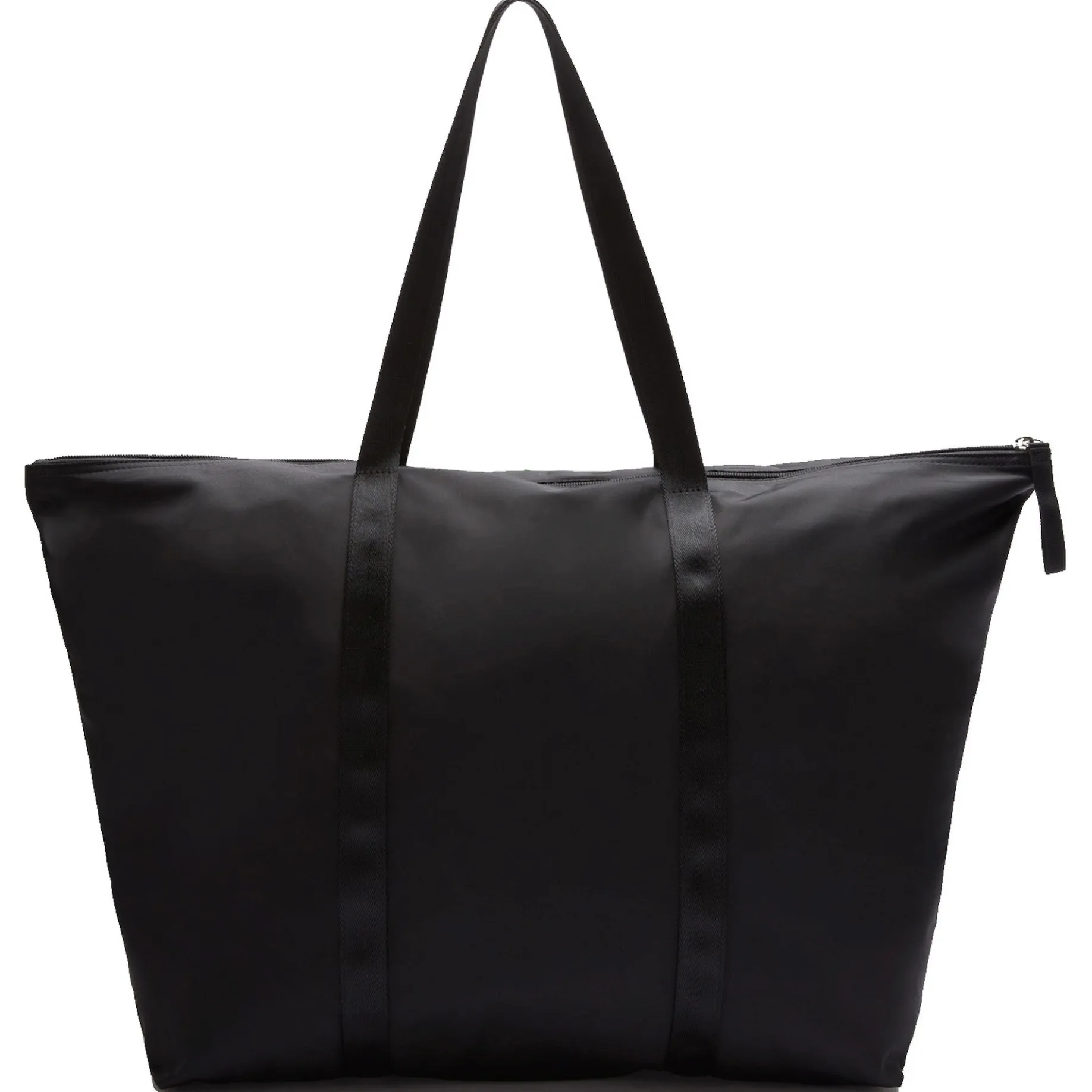 Izzie - Shopper aus leichtem Nylon 66 cm (noir vert fluo)