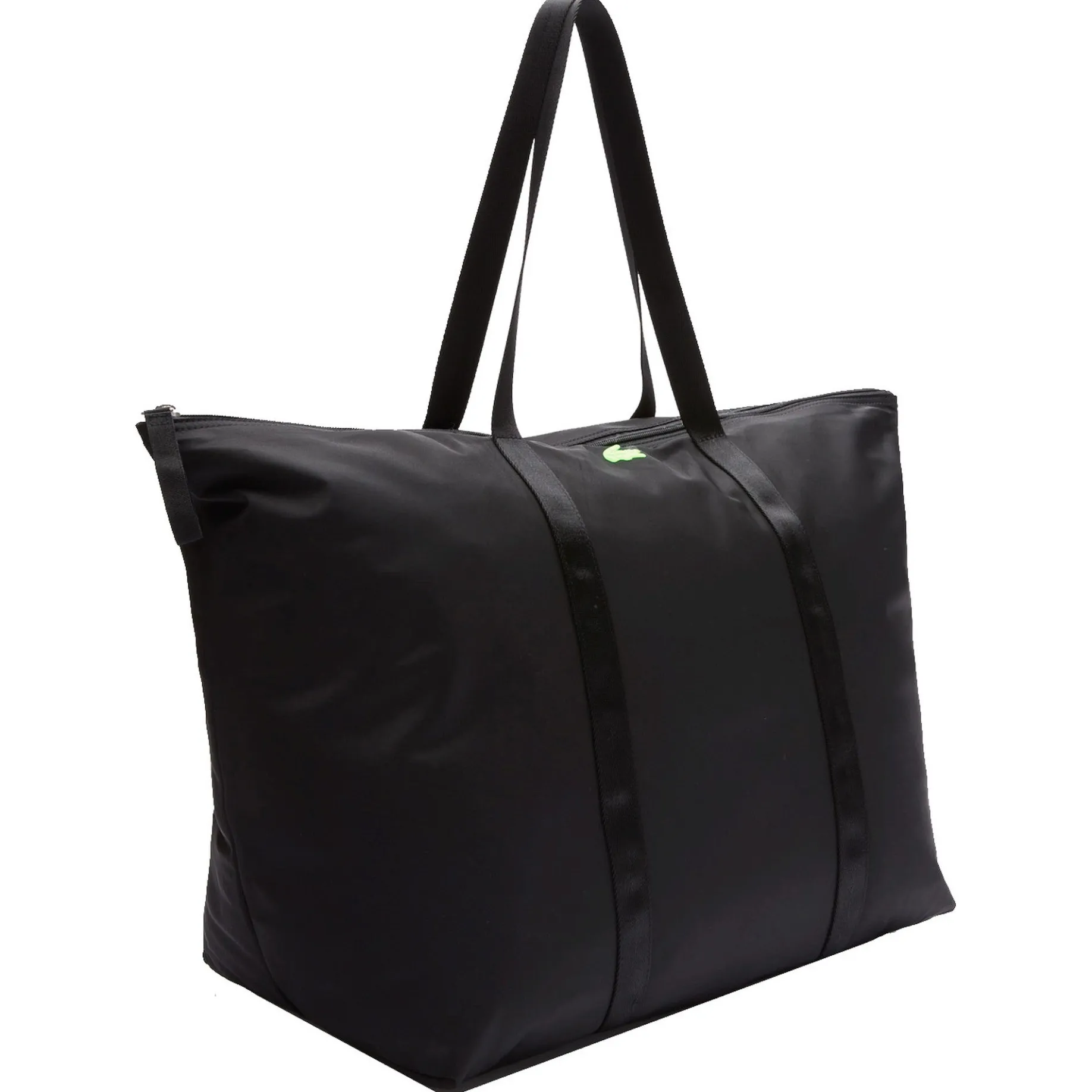 Izzie - Shopper aus leichtem Nylon 66 cm (noir vert fluo)