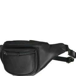 Jack - Gürteltasche Leder 23 cm (black)