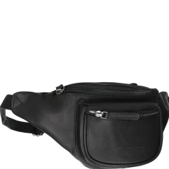 Jack - Gürteltasche Leder 23 cm (black)