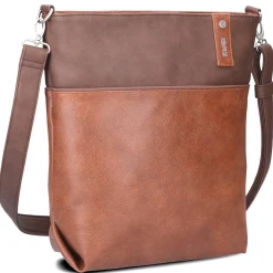 Jana J12 - Schultertasche 33 cm (cognac)