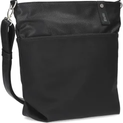 Jana J12 - Schultertasche 33 cm (nubuk-black)