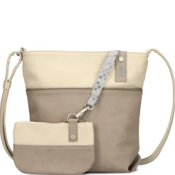 Jana J10 - Schultertasche 29 cm (nubuk-cappuccino)