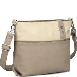 Jana J8 - Schultertasche 27 cm (nubuk-cappuccino)