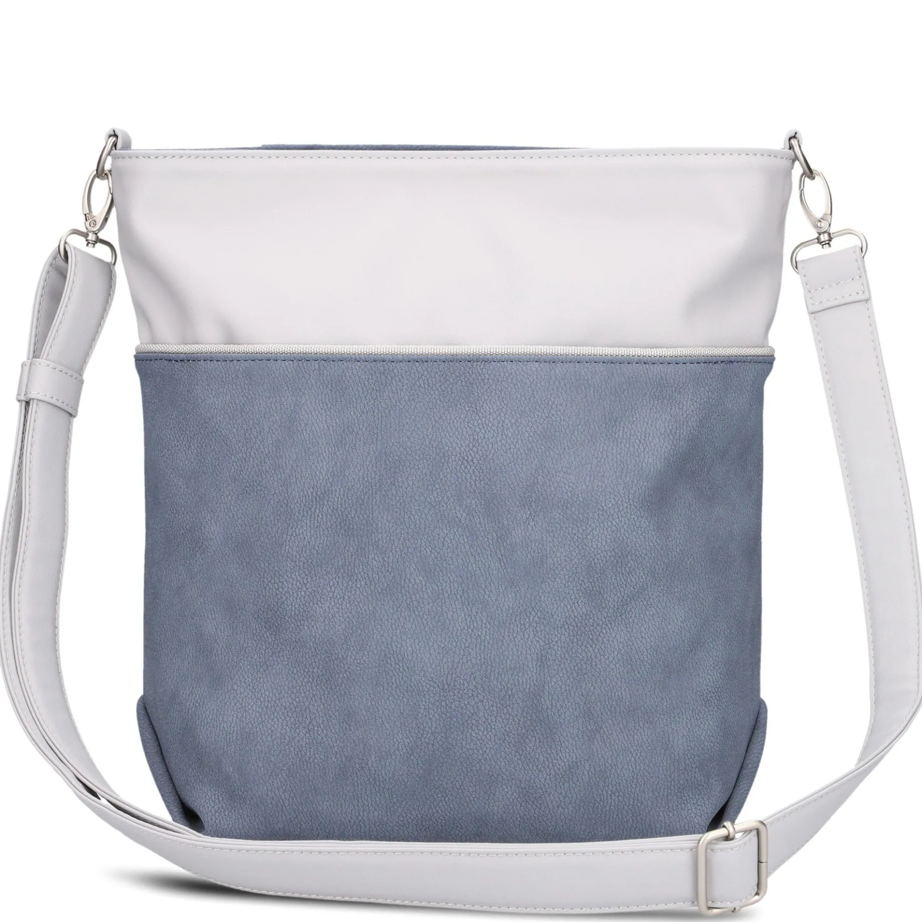 Jana J12 - Schultertasche 33 cm (nubuk-sky)