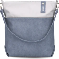 Jana J12 - Schultertasche 33 cm (nubuk-sky)