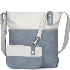 Jana J10 - Schultertasche 29 cm (nubuk-sky)