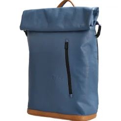 Japan Fukui Rolltop - Rucksack 15" 42.5 cm (blue jeans)