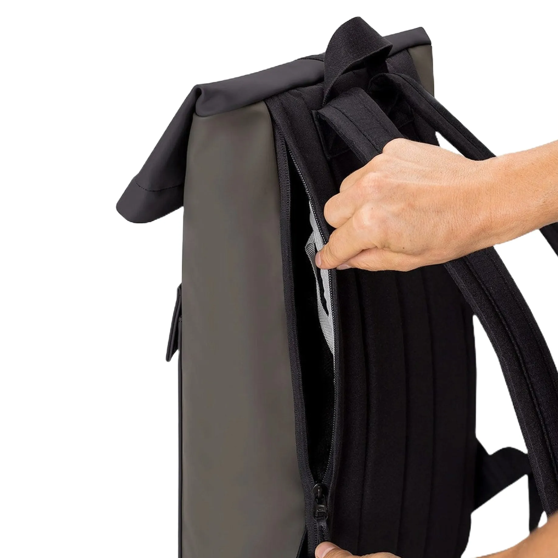 Jasper Medium Lotus Rolltop - Rucksack 16'' 45 cm (black/dark grey)