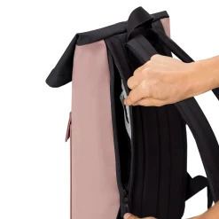 Jasper Mini Lotus Rolltop - Rucksack 16'' 42 cm (rose-dark rose)