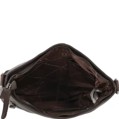 Jen - Schultertasche Leder 25 cm (brown)