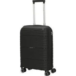 Kiba - 4-Rollen-Kabinentrolley 54 cm (black)