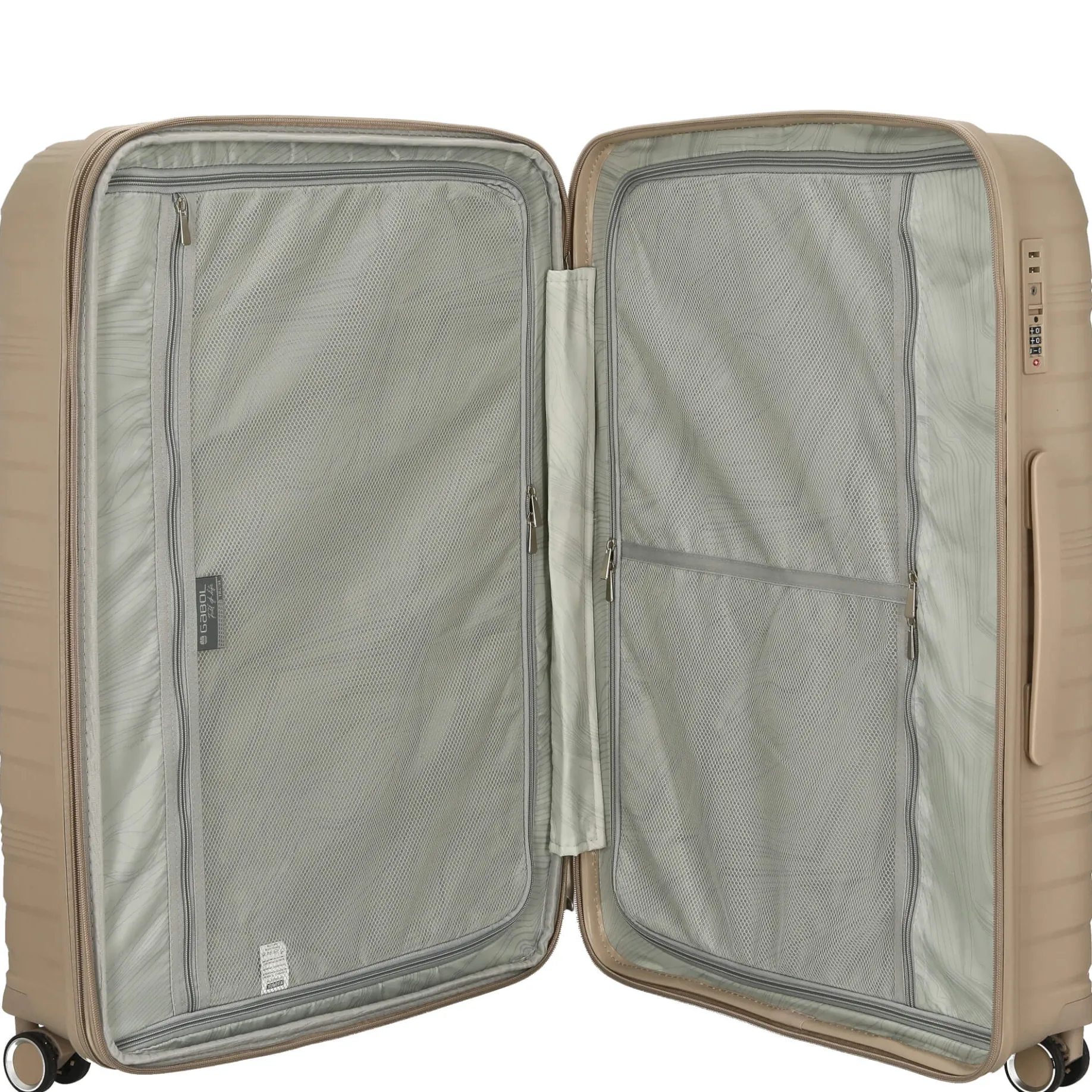 Kiba - 4-Rollen-Trolley 76 cm L (beige)