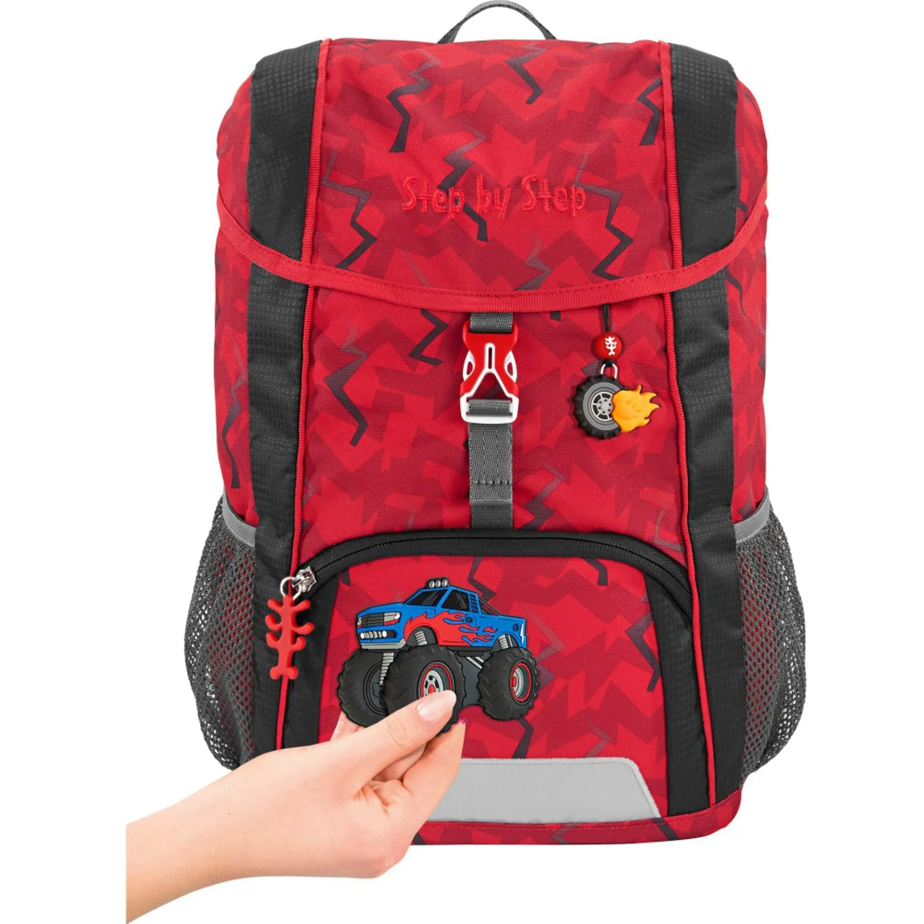 KID - Rucksack-Set 3tlg. 35 cm (Monster Truck Rocky)