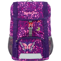 Kid Shine Rucksack-Set 3 tlg. - inklusiv Sitzkissen 26 cm (Butterfly Night Ina)