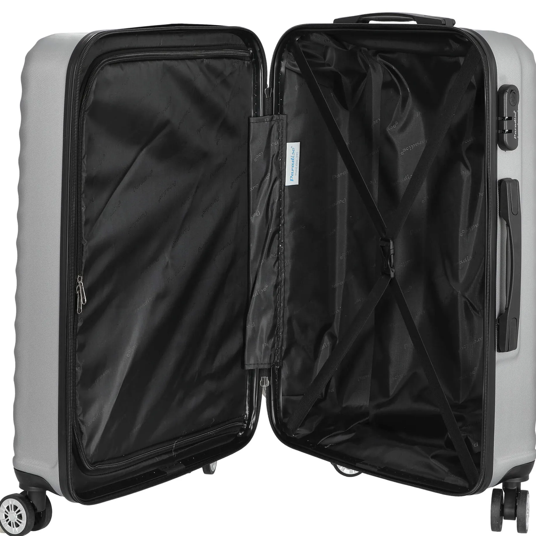 Kingston - 4-Rollen-Trolley 67 cm (silber)