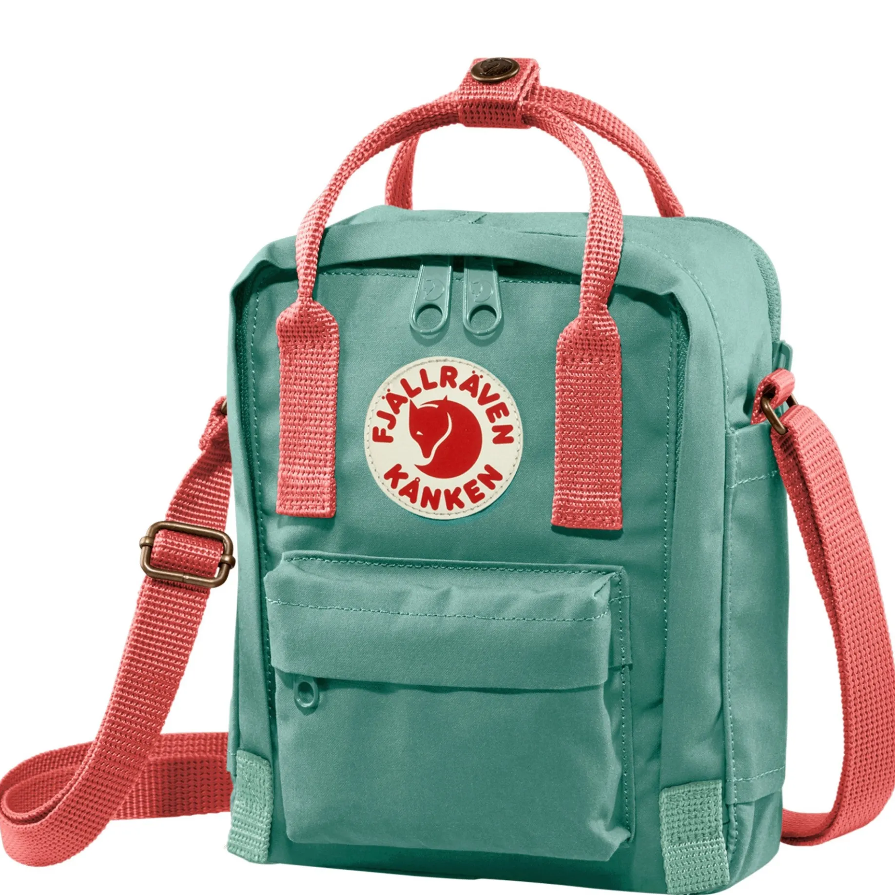 Kånken Sling 2.5 - Umhängetasche 20 cm (frost green-peach pink)