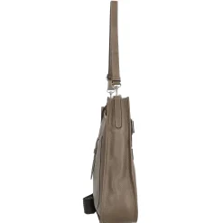 Kronberg - Schultertasche 40 cm Rindleder (hazel)