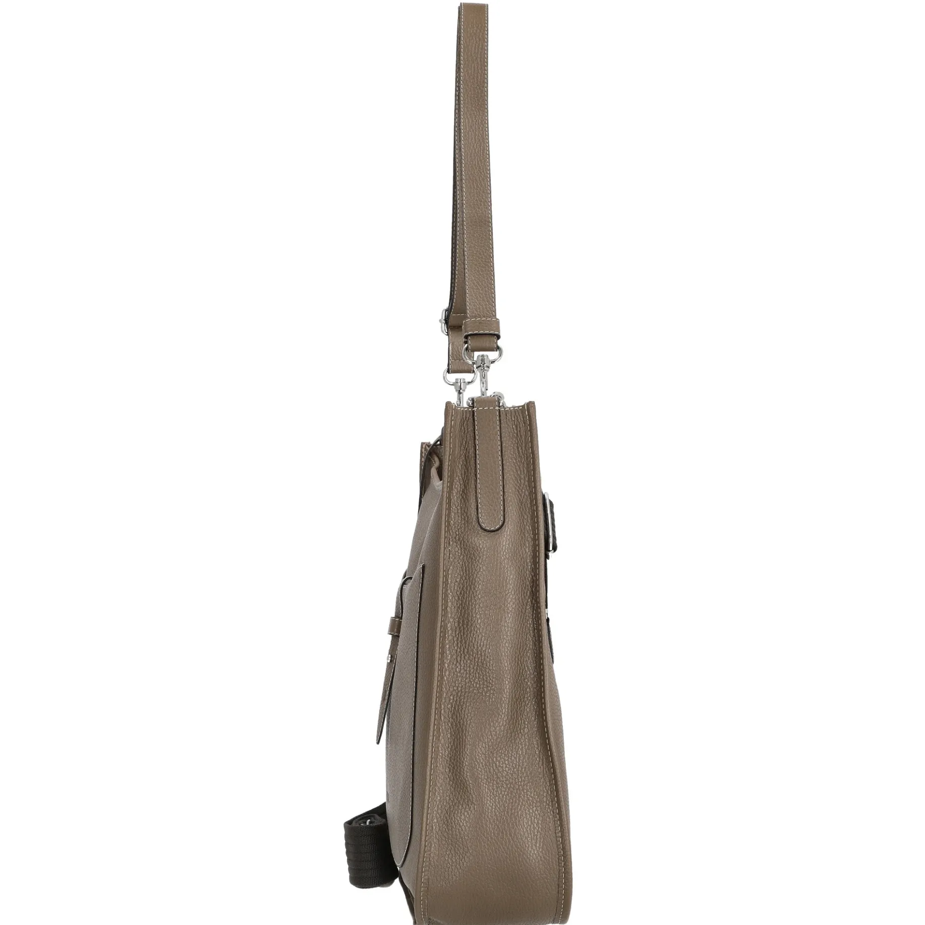 Kronberg - Schultertasche 40 cm Rindleder (hazel)