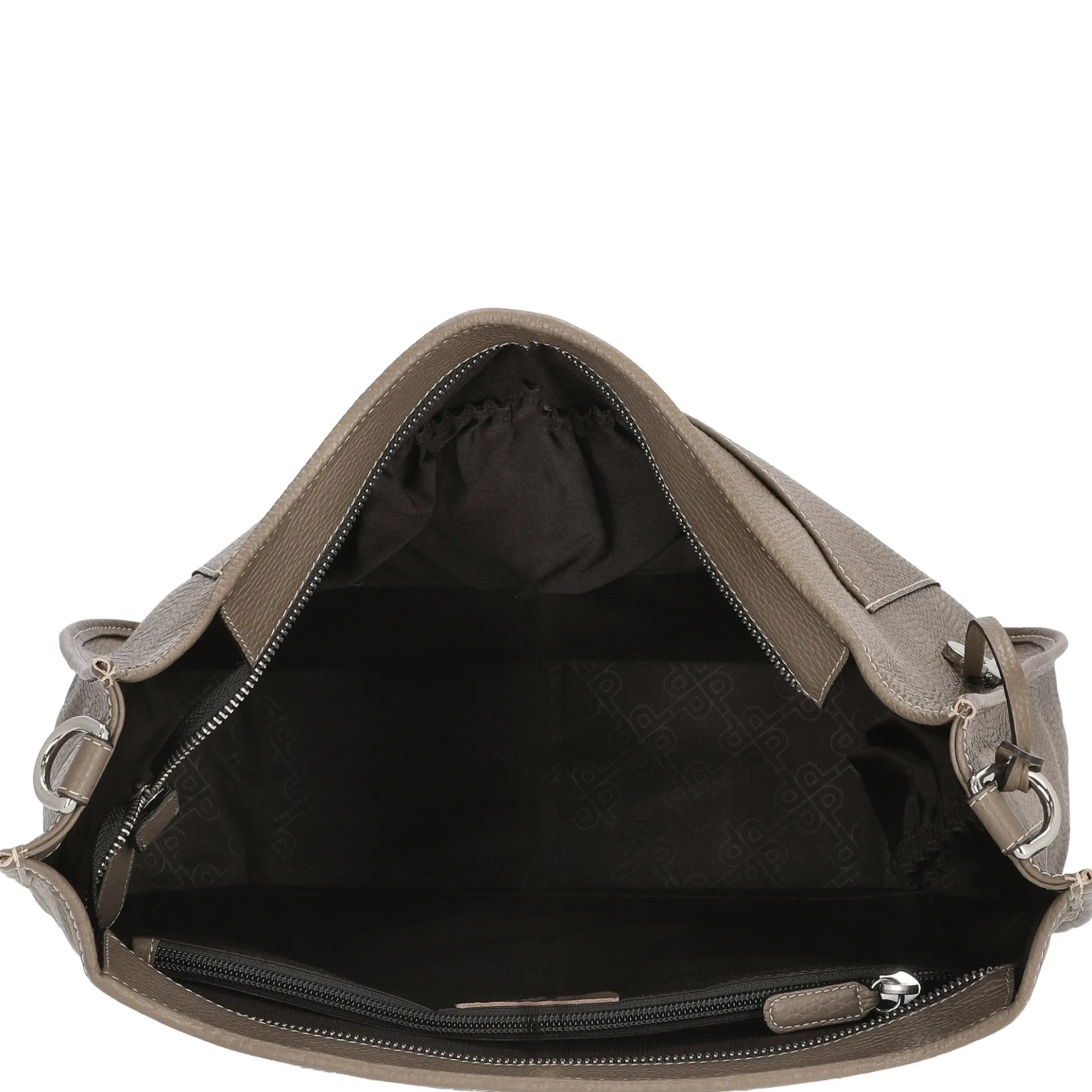 Kronberg - Schultertasche 40 cm Rindleder (hazel)