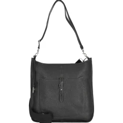 Kronberg - Schultertasche 40 cm Rindleder (black)