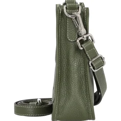 Kronberg - Umhängetasche 19 cm Rindsleder (pesto)