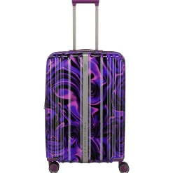 LASCANA Edition - 4-Rollen-Trolley 65 cm (purple swirl)