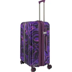LASCANA Edition - 4-Rollen-Trolley 65 cm (purple swirl)