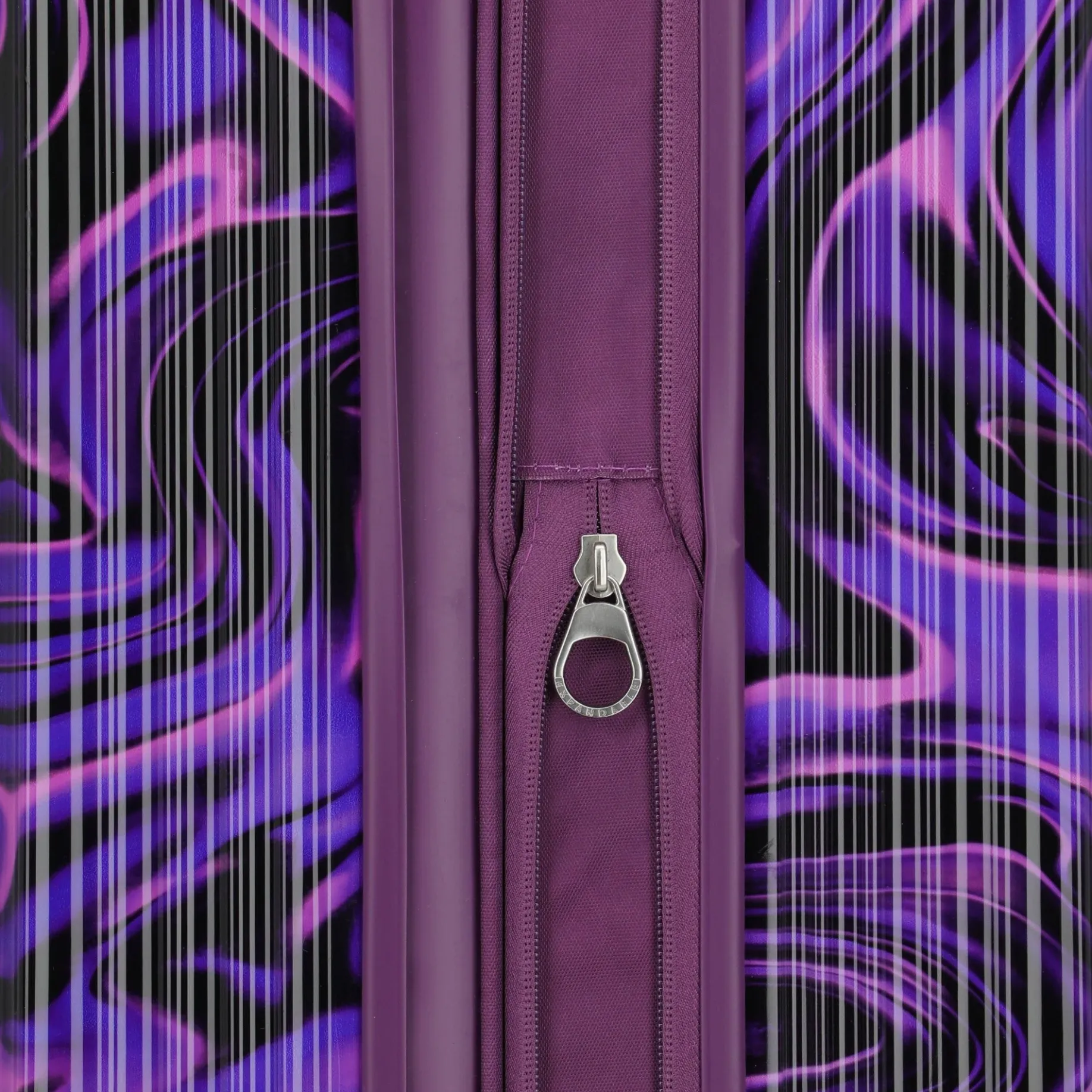 LASCANA Edition - 4-Rollen-Trolley 65 cm (purple swirl)