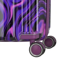 LASCANA Edition - 4-Rollen-Trolley 76 cm (purple swirl)