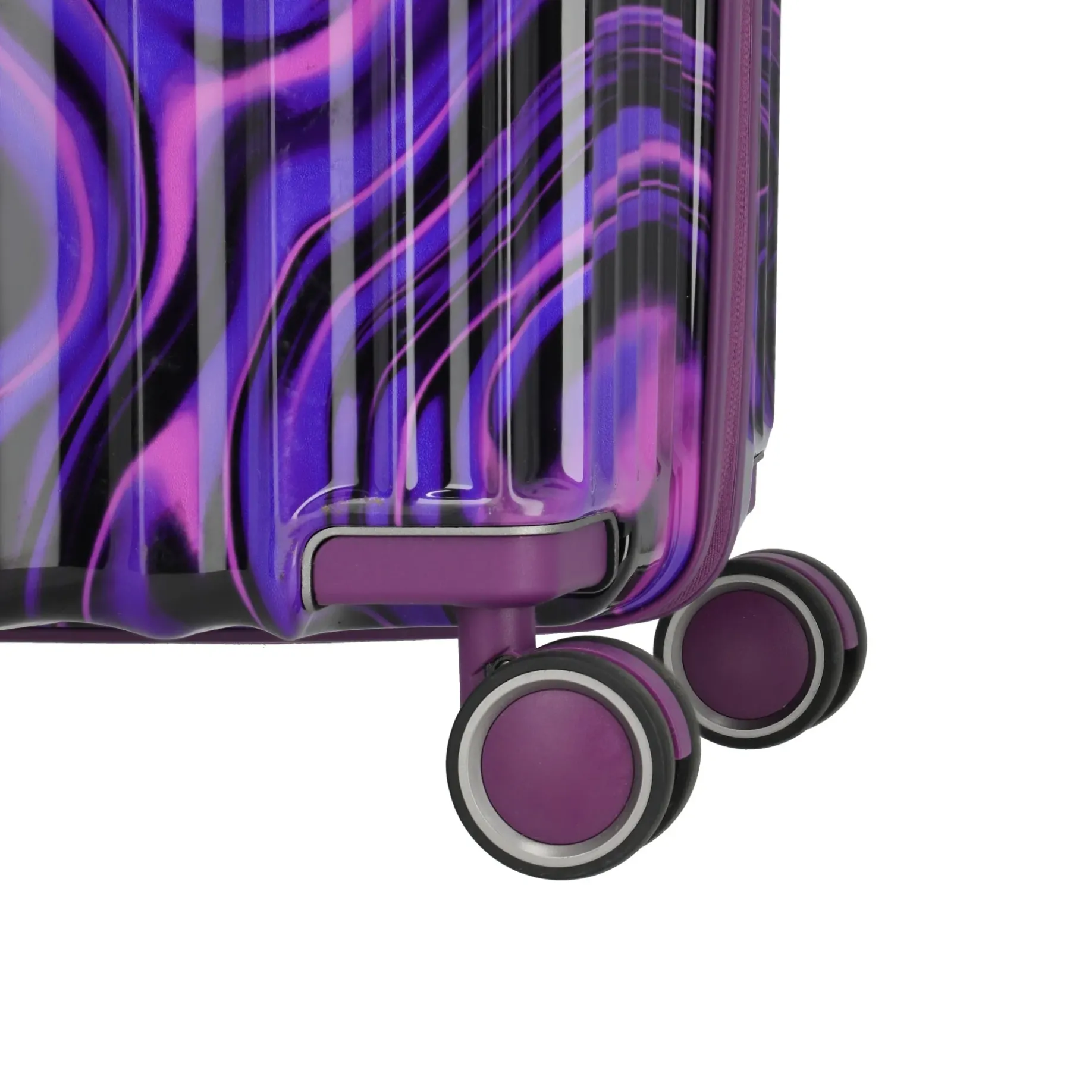 LASCANA Edition - 4-Rollen-Trolley 76 cm (purple swirl)