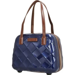 Leather and More - Beautycase 28 cm (blue)