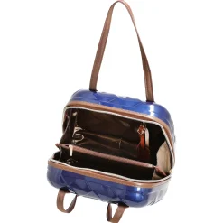 Leather and More - Beautycase 28 cm (blue)