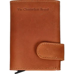 Leicester - Kreditkartenetui 6cc 10 cm RFID (cognac)